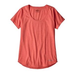 Patagonia Women's Nine Trails Short Sleeve Running Top- Quick-Dry T-Shirt XS EUC
